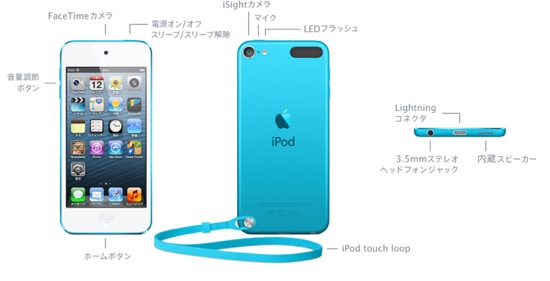 Ipodtouch5G specs