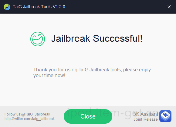 TaiG Jailbreak iOS8 1 2 04