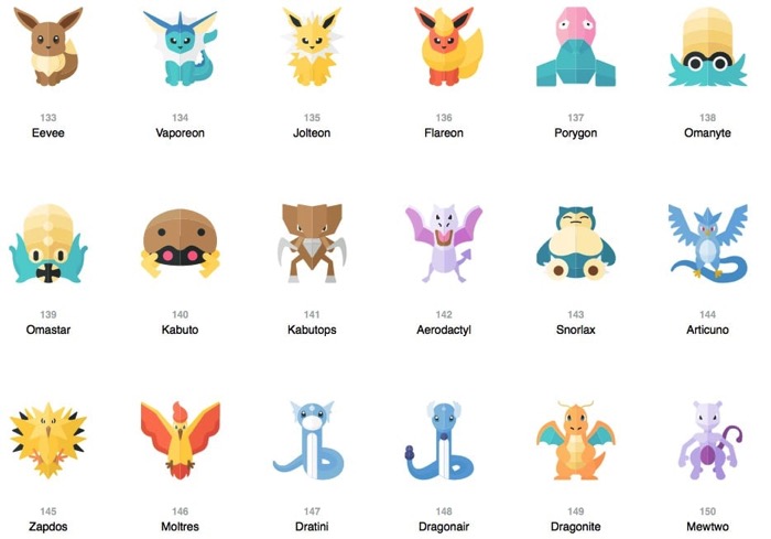 Pokemon icons 01