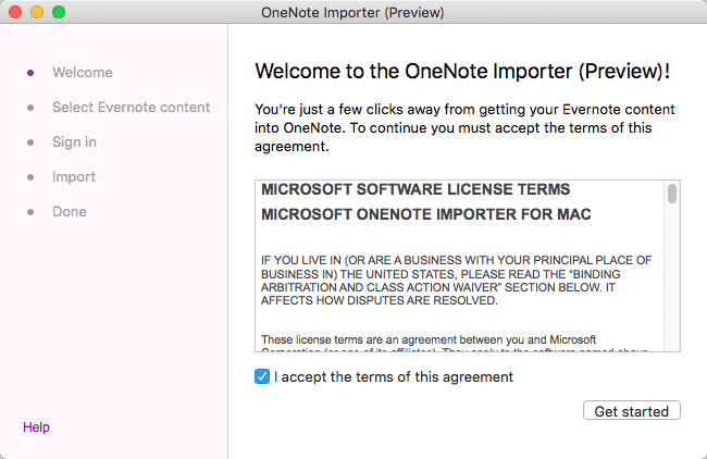 OneNoteImporter Evernote 02