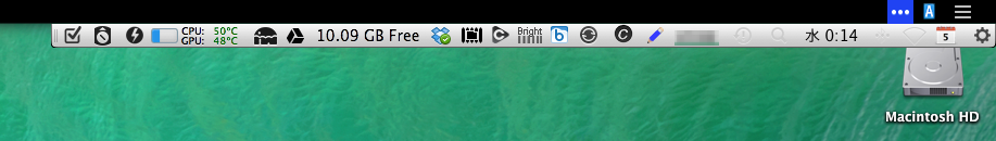 OSX menubar black