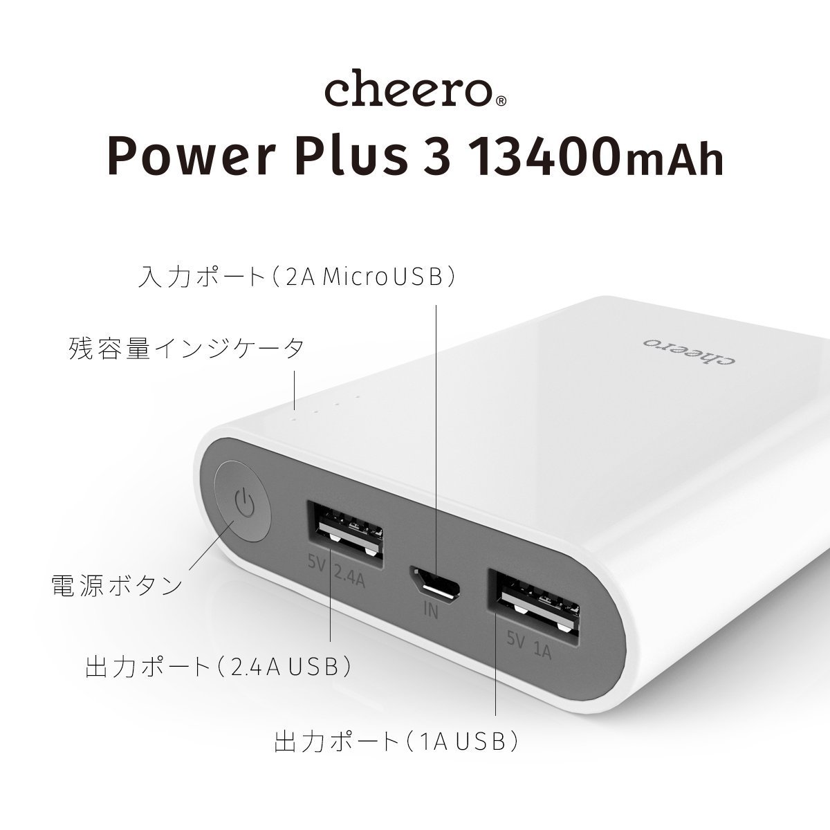 Cheero PowerPlus3 03