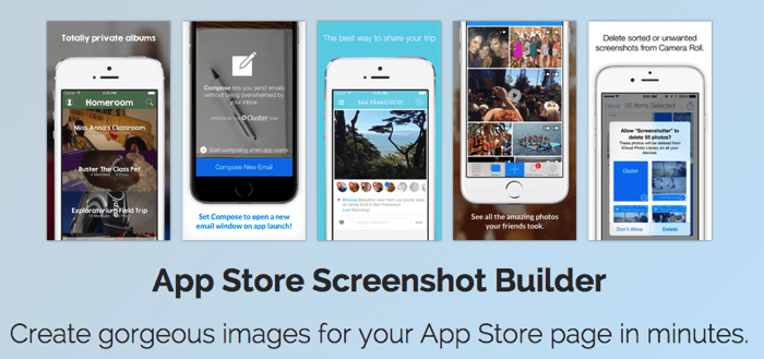 AppStore Screenshot Builder 01