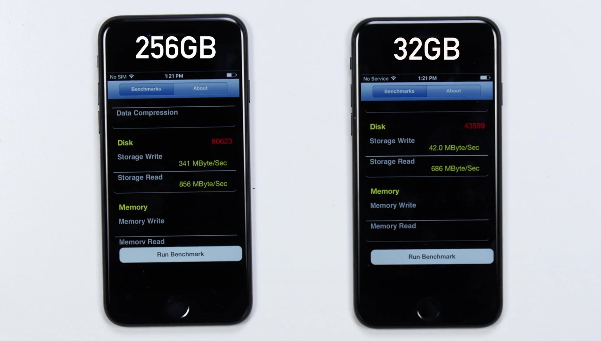 Iphone 7 7 で性能格差 32gbモデルのみファイル転送速度が極端に遅い事が判明 Ipod Love