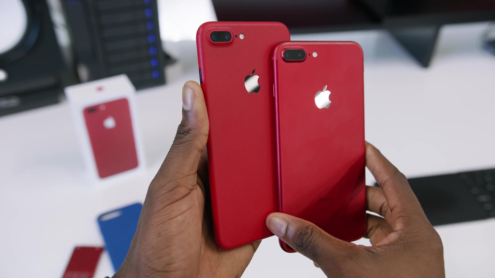 iPhone 7 Plus REDモデル開封動画、かなりキレイ | iPod LOVE