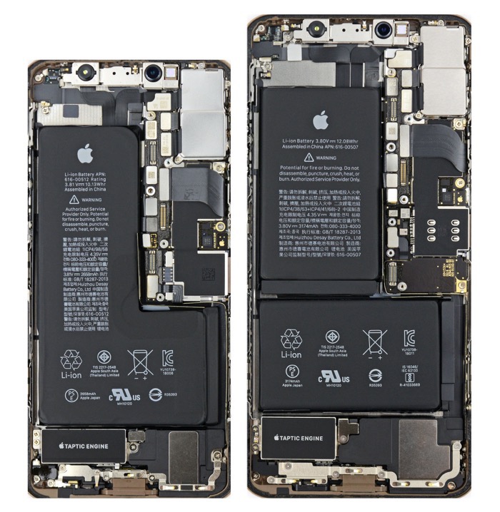 Iphone Xsやiphone Xs Maxの内部構造が透けて見える壁紙 Ipod Love