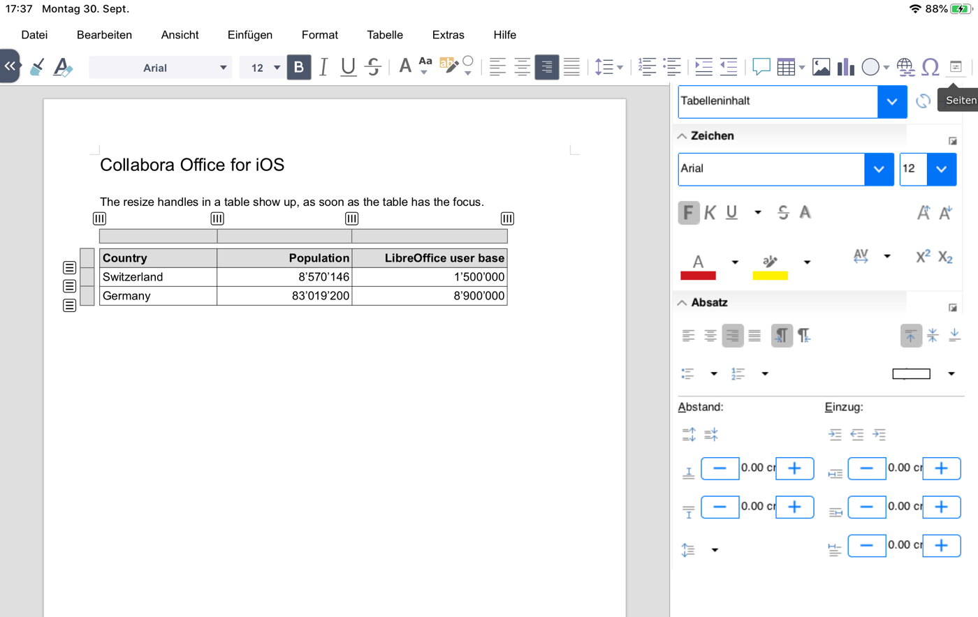 CollaboraOffice LibreOffice iOS 01