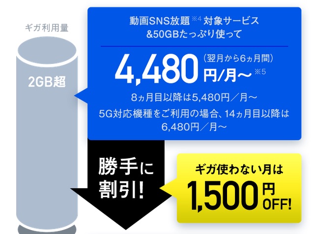 Softbank 2980yen20gbplan