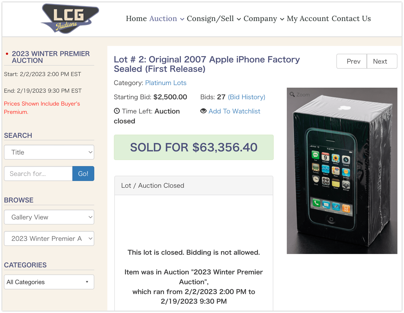 1stgen iphone auction 02