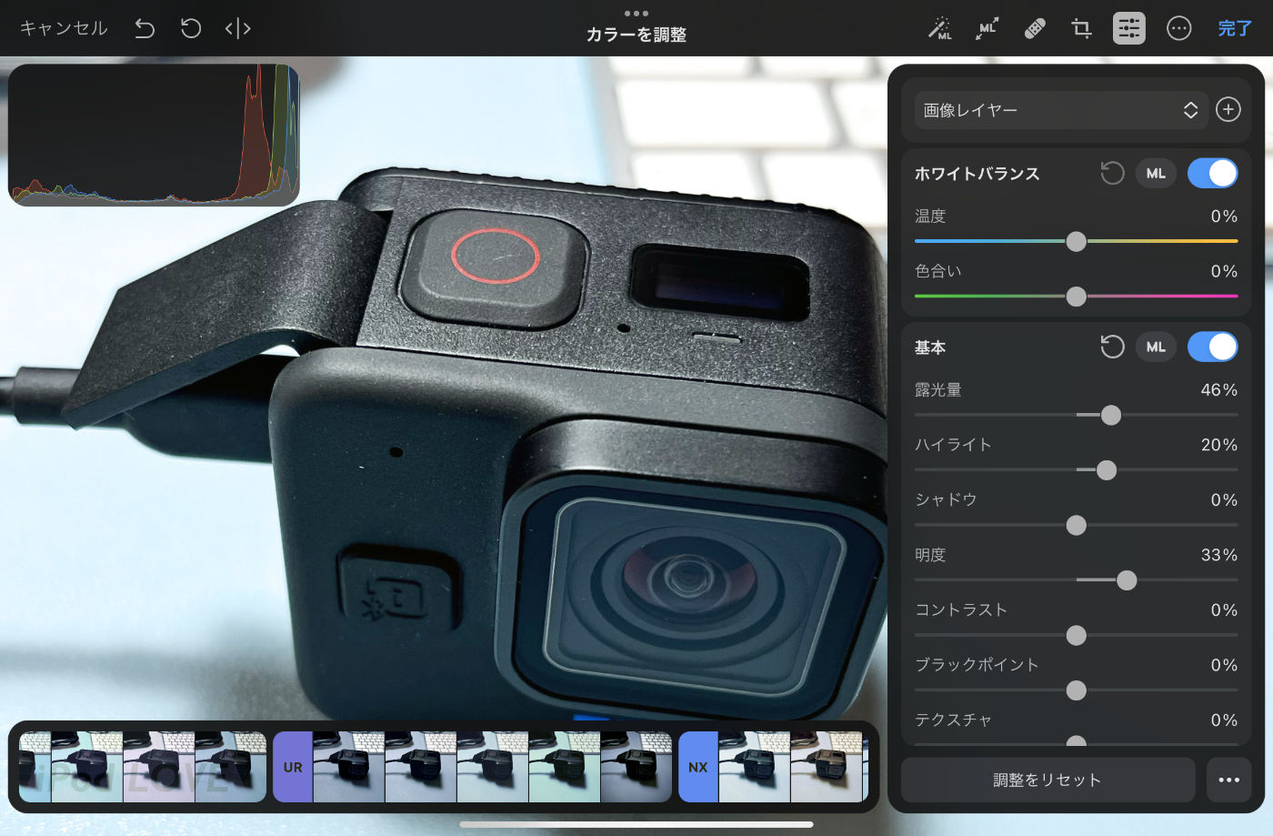 Photomator for iPad 10