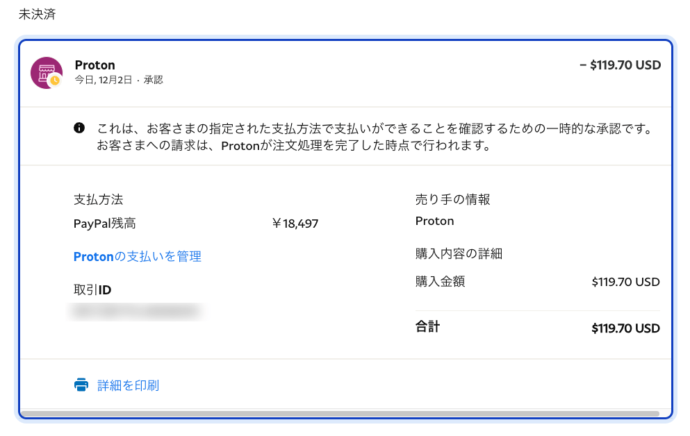 PayPal Authorization Payment 2