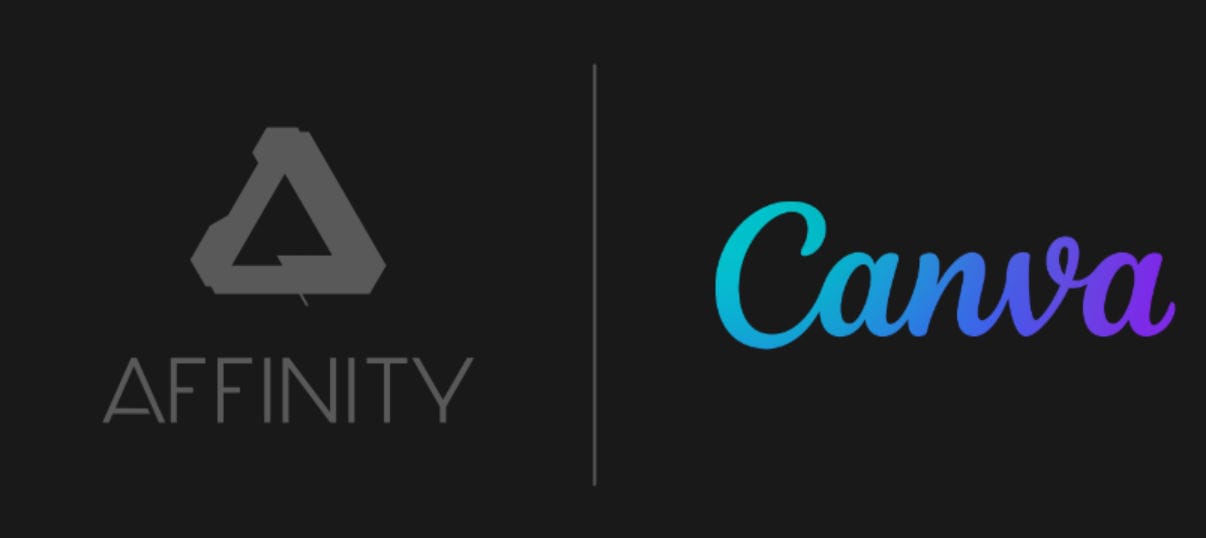 Affinity acquired canva 1
