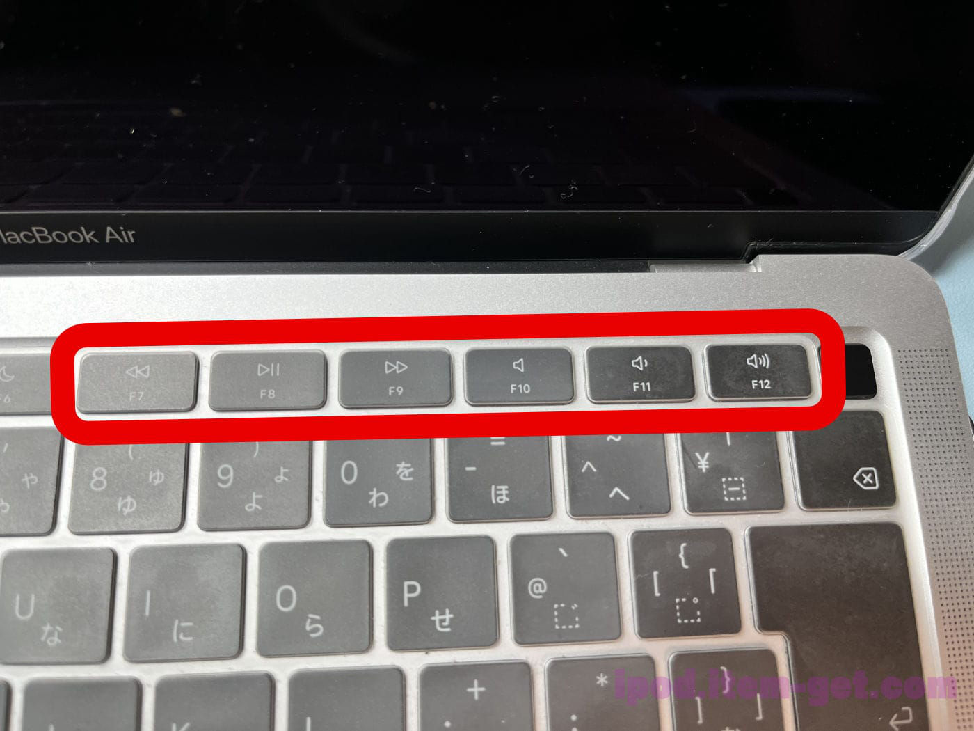 Mac keyboard functionkey