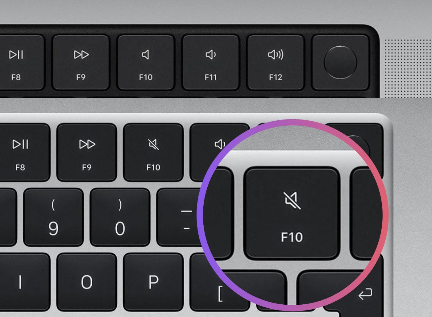 Macbook keyboard mutekeylogochange