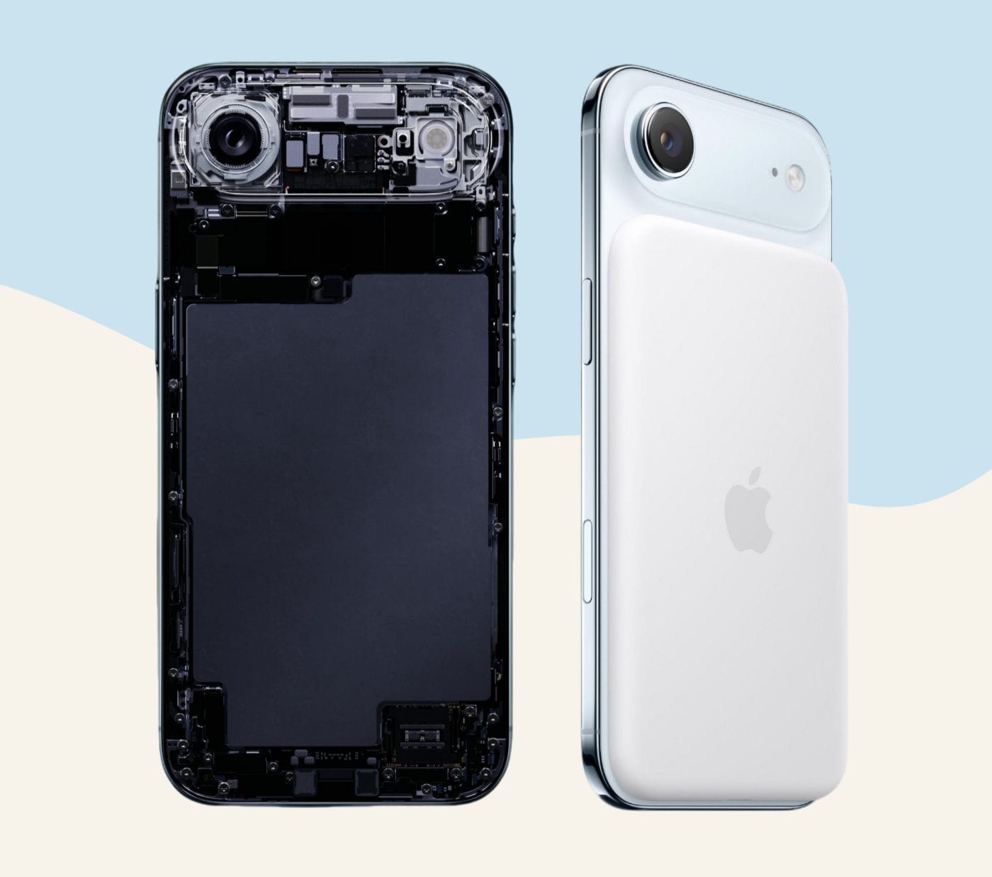 iPhone Air用MagSafeバッテリーの中身は？iPhone Airと同じ