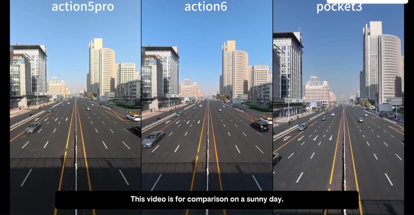 Djiaction5pro action6 compari 3