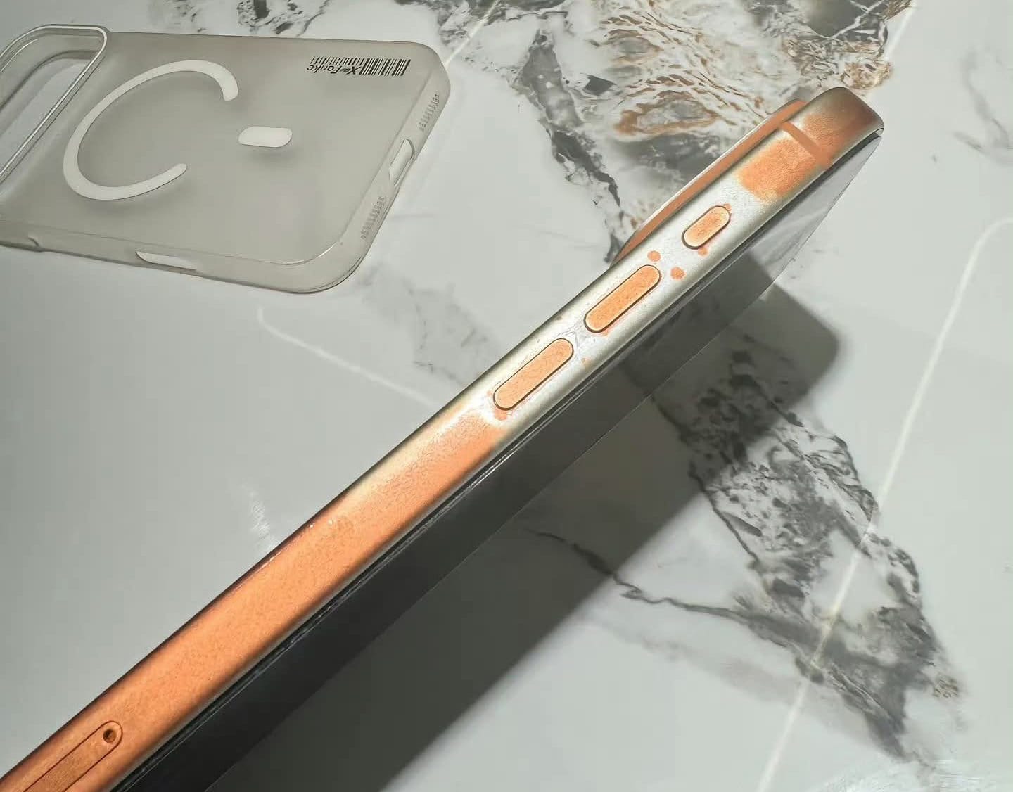 IPhone17promax cosmicorangeturned pink 2