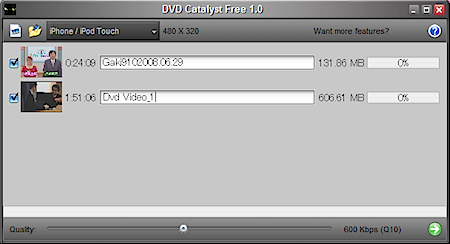 Dvdや動画をiphone用に変換 Dvd Catalyst Free Ipod Love